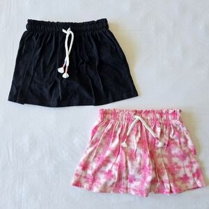 Cat & Jack Black and Pink Shorts Set